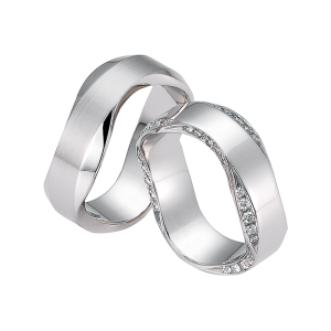 Gerstner Trauringe Weißgold 4/28134/6 28134/6 bei Juwelier Spinner