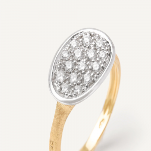 Marco Bicego Lunaria Lunaria Ring in Gold mit Diamanten, mini AB581_B_YW_Q6 bei Juwelier Spinner