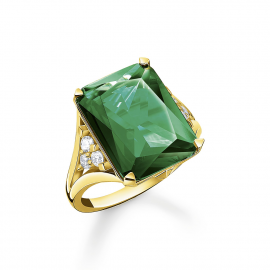 Ring grüner Stein gold