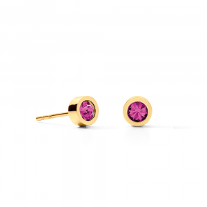 Coeur de Lion Ohrringe Sparkling Dots gold-pink 0227210416 bei Juwelier Spinner