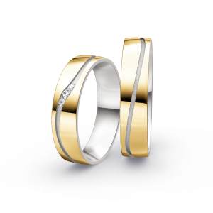 Collection Ruesch Trauringe Honeymoon Solid VI 66/46050-050+66/46060-050 bei Juwelier Spinner