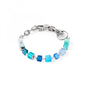 Coeur de Lion Armband Cube Fusion Charm Silber-Ocean 4712300706 bei Juwelier Spinner