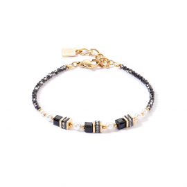 Armband Sparkling Princess gold-schwarz