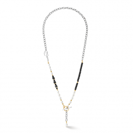 Art Deco Elegance Halskette Bicolor