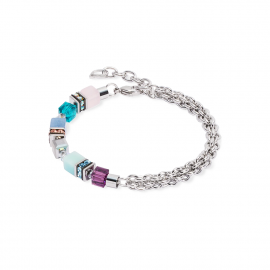 GeoCUBE® Fusion Summer Armband silber-couture