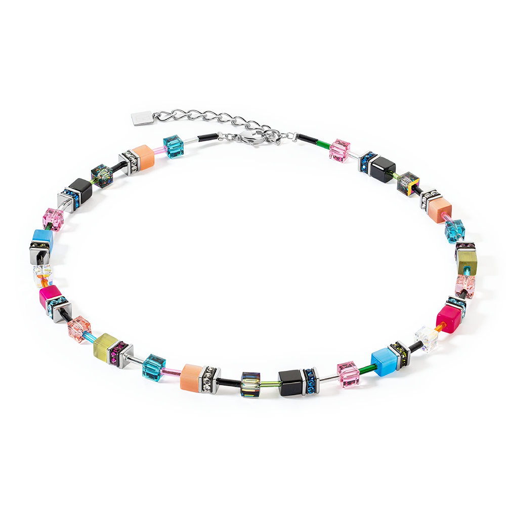GeoCUBE® Iconic Halskette Multicolor Fancy