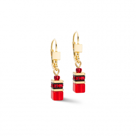 GeoCUBE® Iconic Lite Ohrringe Rot