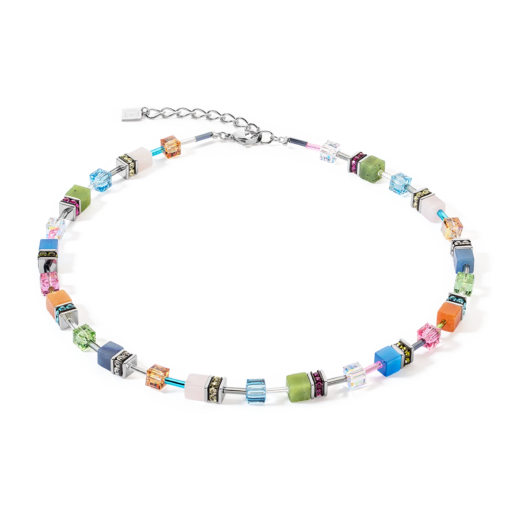 GeoCUBE® Iconic Precious Halskette multicolour boho