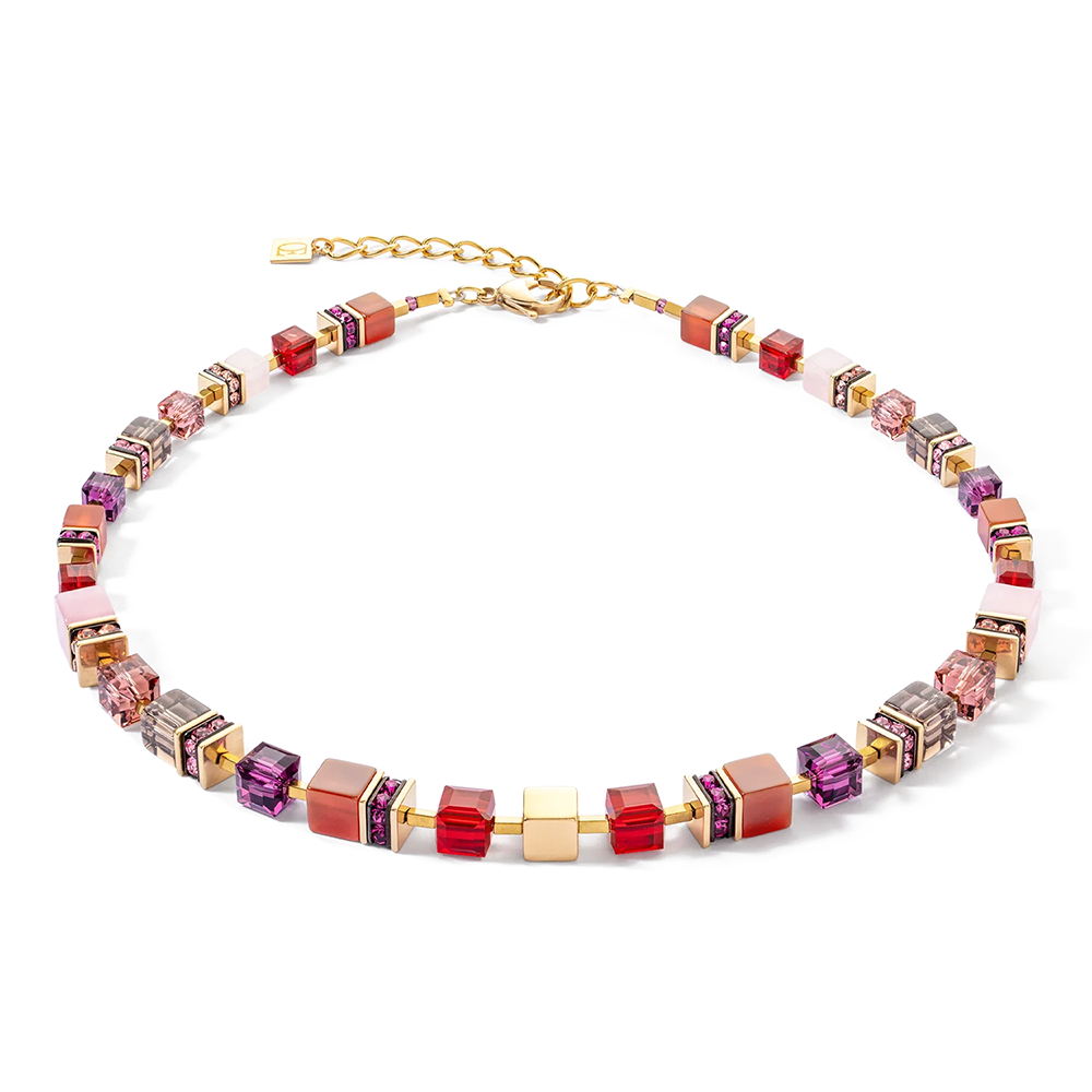 GeoCUBE® Precious Statement Halskette gold-rot