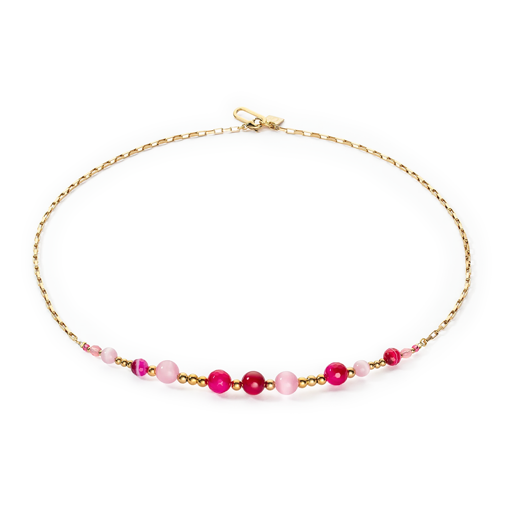 Halskette Candy Spheres pink