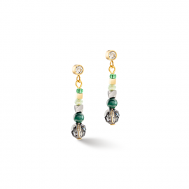 Ohrringe Amulett Glamorous Green gold