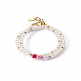 Princess Pearls Armband Wrap Around gold rot