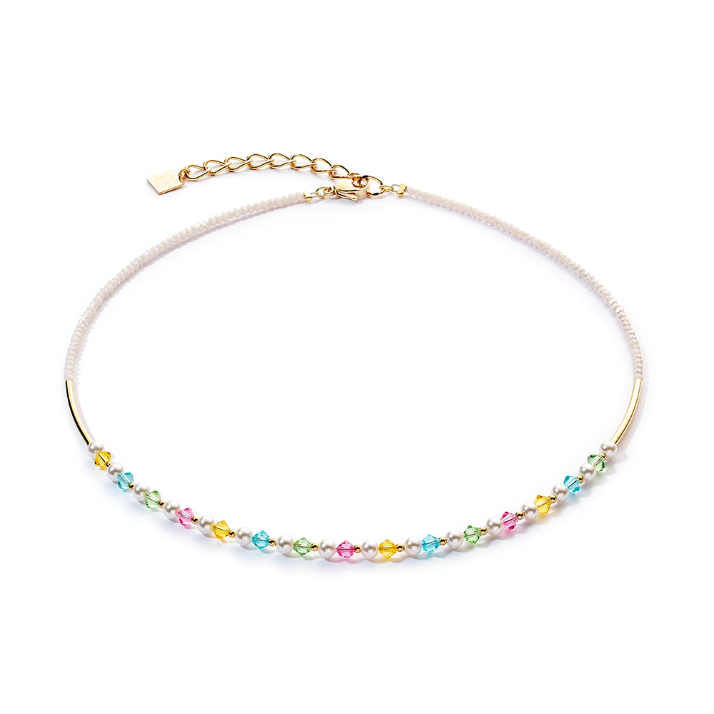 Princess Pearls Halskette gold multicolor