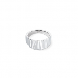 Ring Classic Wave Silber