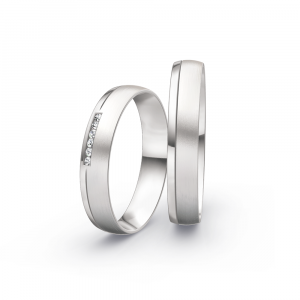 Collection Ruesch Trauringe Honeymoon Pure IV 66/41050-040+66/41060-040 bei Juwelier Spinner