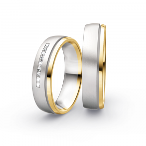 Collection Ruesch Trauringe Honeymoon Solid IV 66/42050-055+66/42060-055 bei Juwelier Spinner