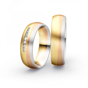 Collection Ruesch Trauringe Sunrise 66/44130-060+66/44140-060 bei Juwelier Spinner