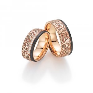 Fischer Trauringe Flora Trauringe Farbtupfer 23-01480-070 bei Juwelier Spinner