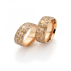 Fischer Trauringe Flora Trauringe Mohnblume 38-07735-070 bei Juwelier Spinner