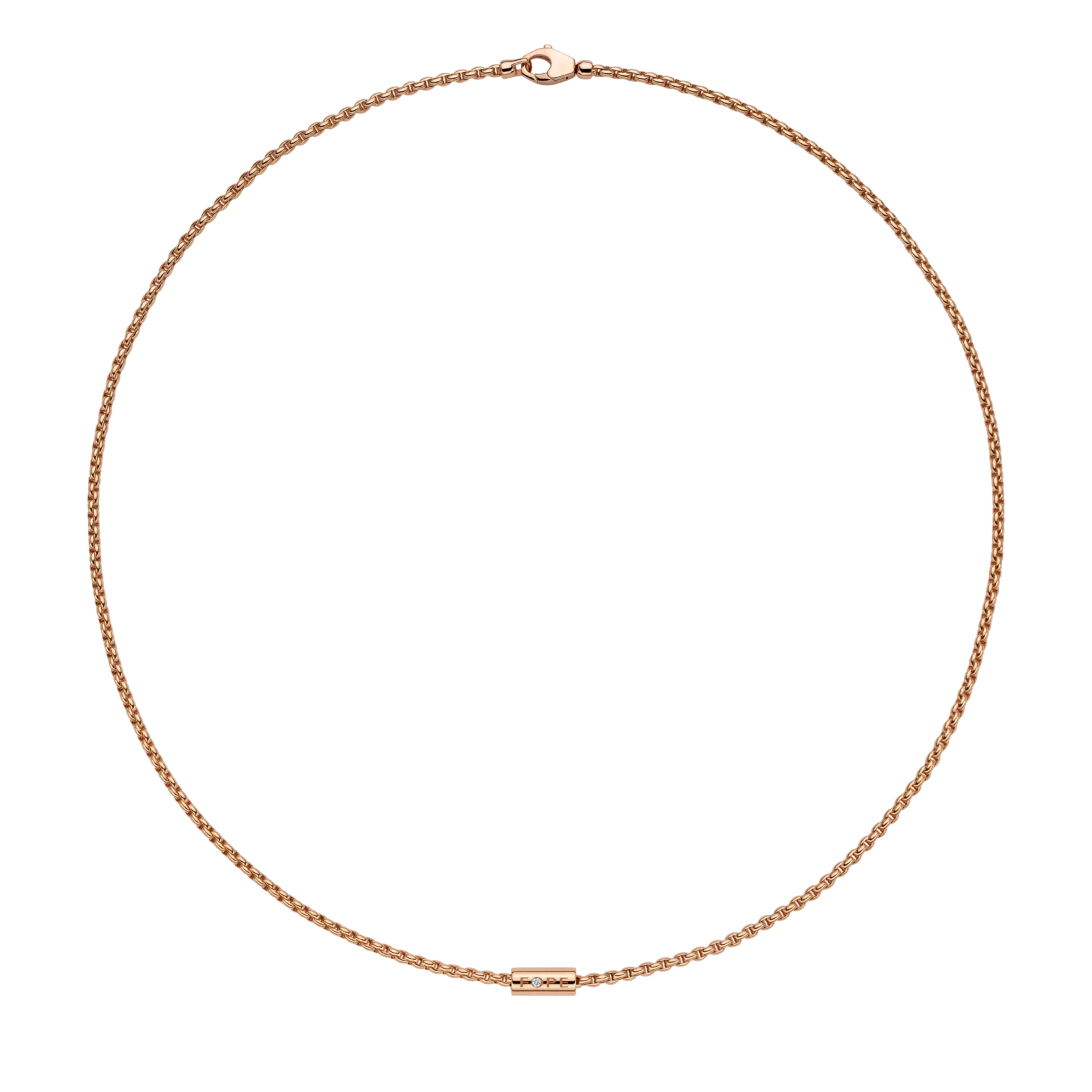 Aria Kette mit weißen Brillant