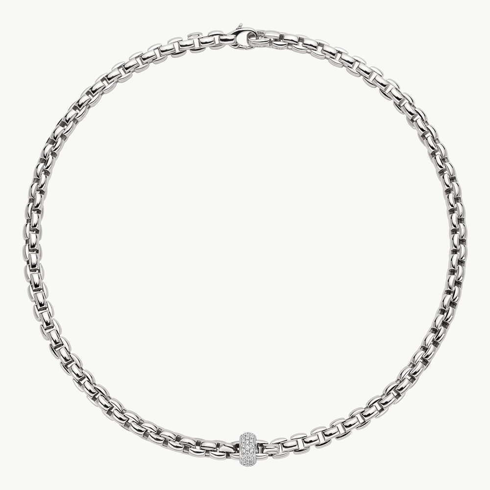 Collier mit Pavébesatz