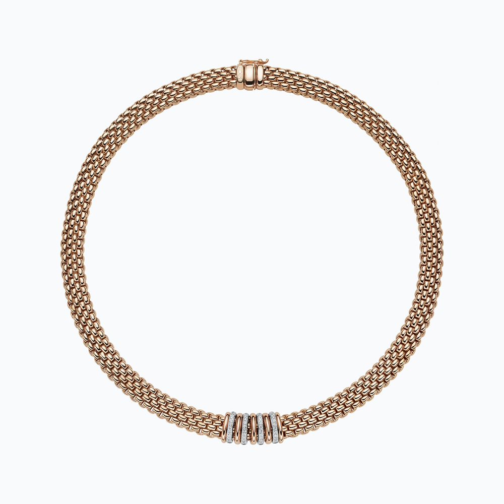 Collier mit Diamanten