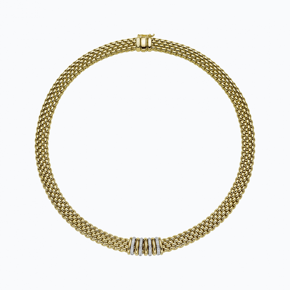 Collier mit Diamanten