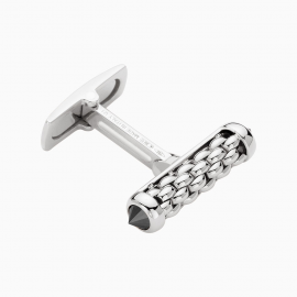 Goldene Manschettenknöpfe mit schwarzen Diamanten