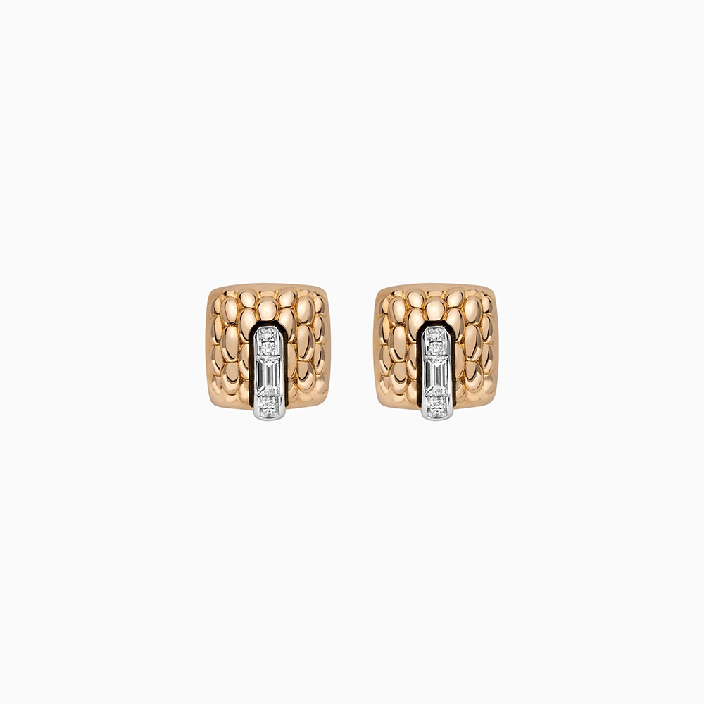 Gold Ohrstecker mit Diamanten