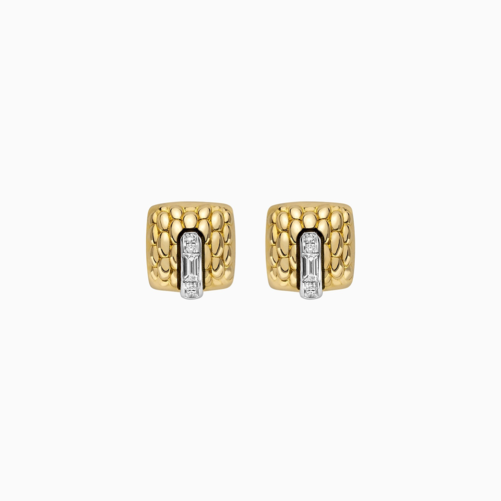Gold Ohrstecker mit Diamanten