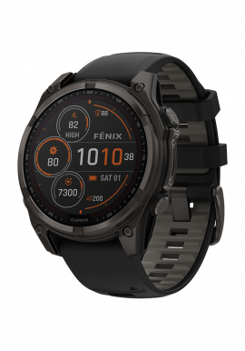 fēnix® 8 – 47 mm Solar Sapphire Graphit/Titan