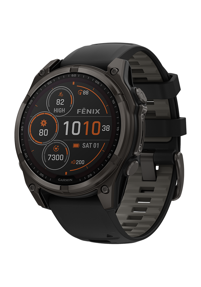 fēnix® 8 – 47 mm Solar Sapphire Graphit/Titan