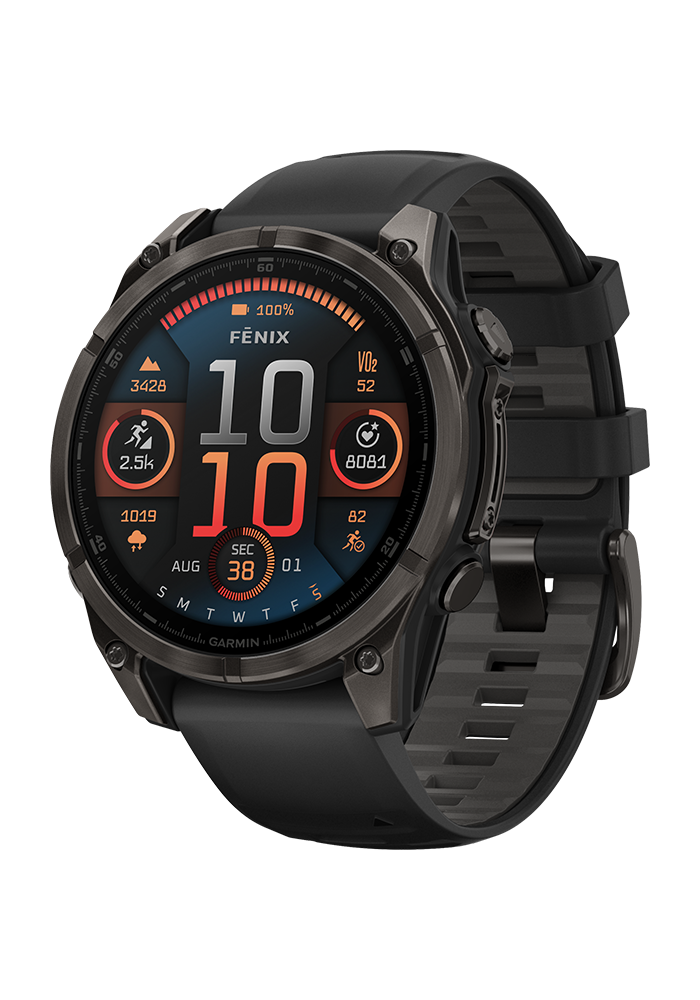 fēnix® 8 – 51 mm AMOLED Schwarz/Titan