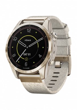 fēnix® 7S Sapphire Solar Edition cremegold/cremefarben