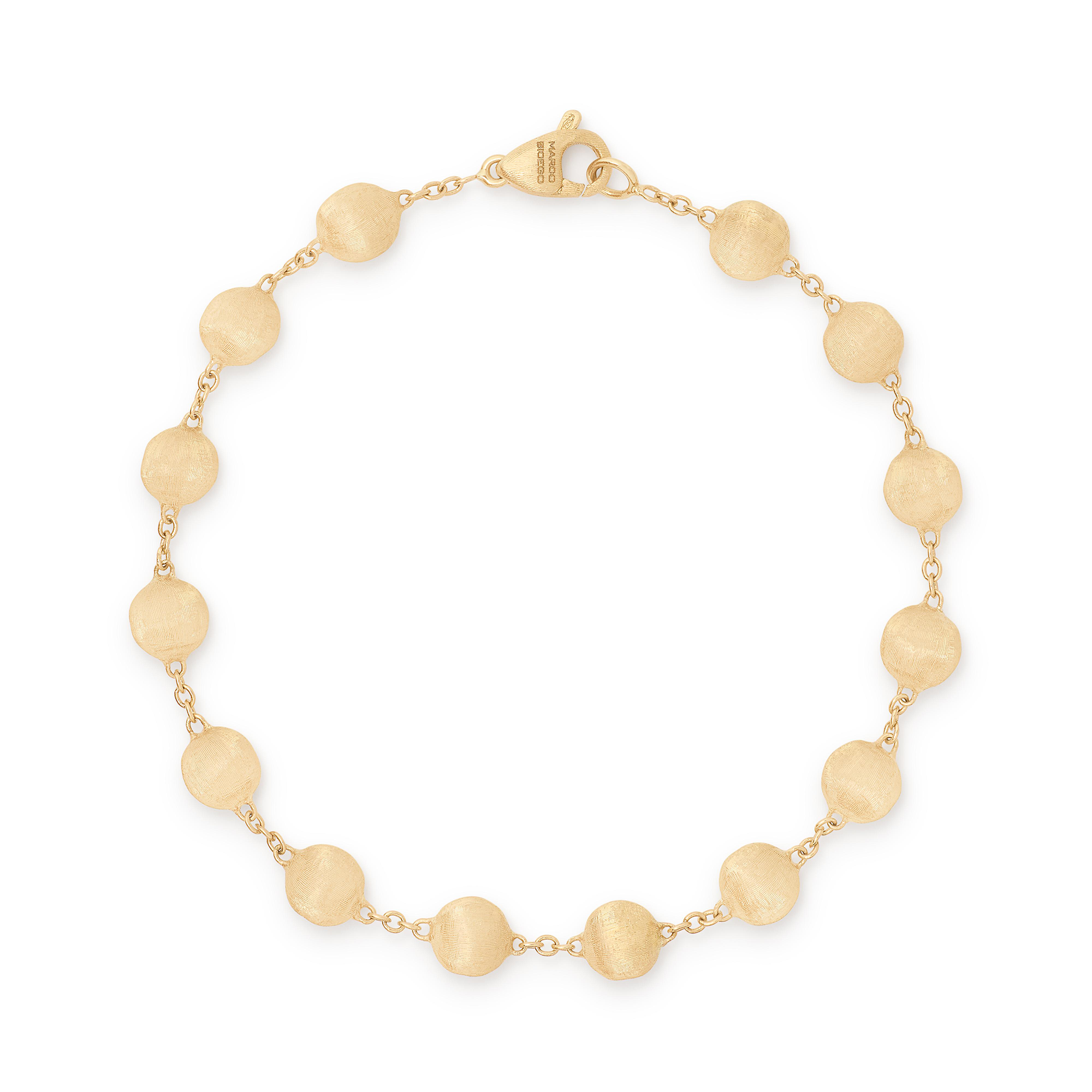 Africa 18 Karat Gold Perlen Armband