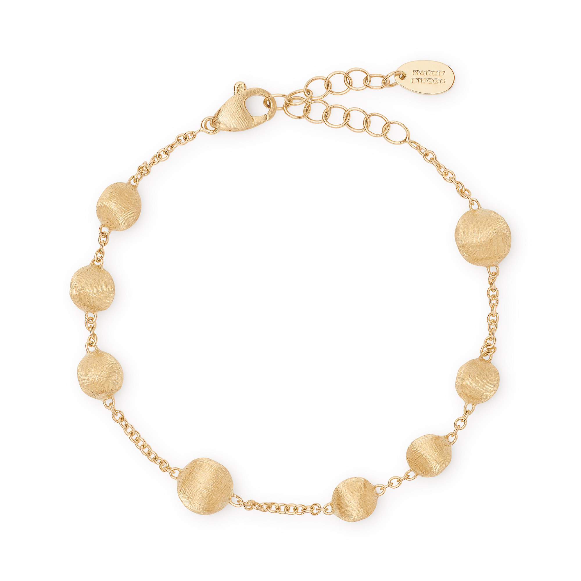 Africa Armband aus Gelbgold mit Kugeln