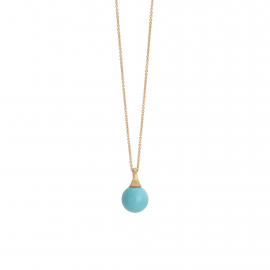 Africa Kette aus Gold mit Türkis