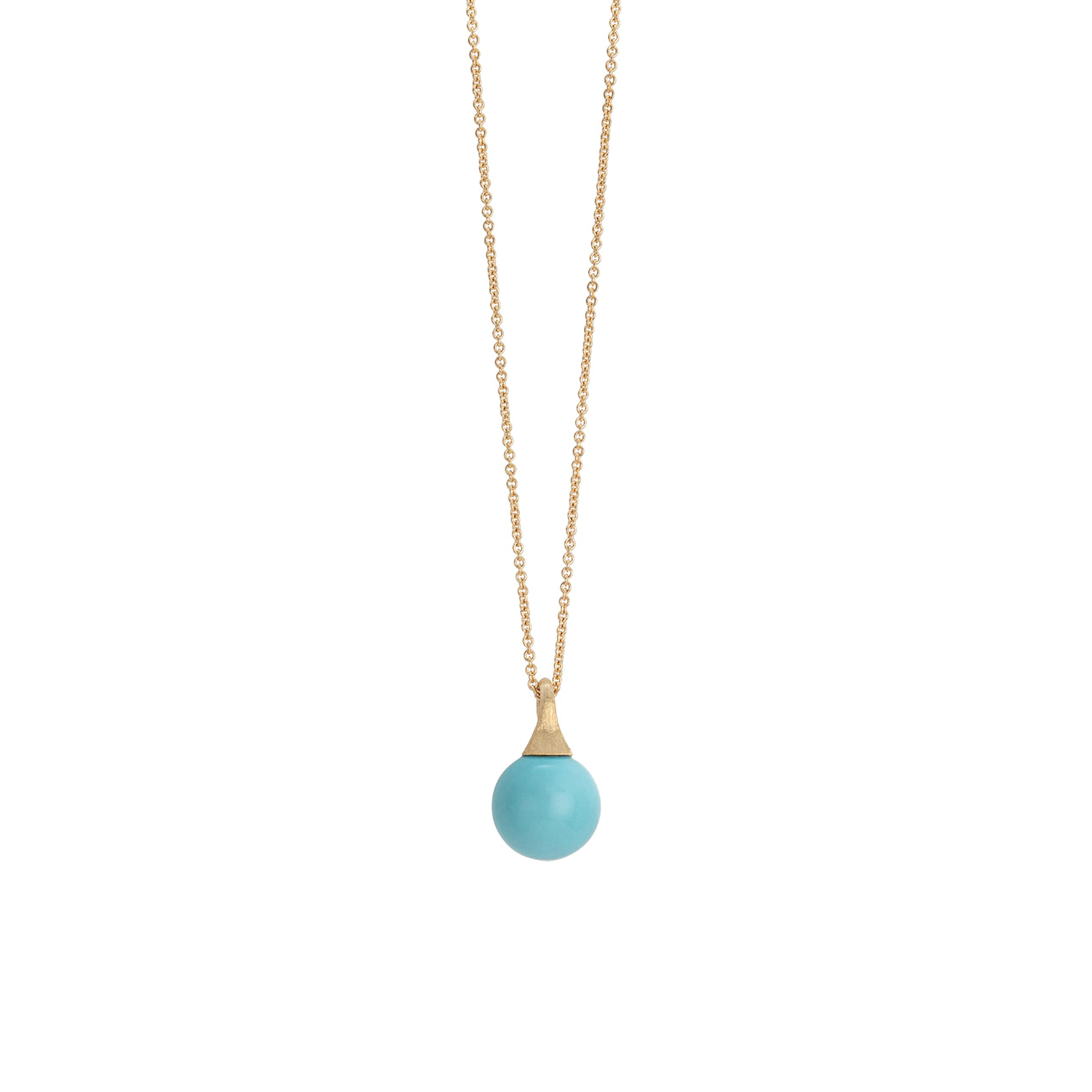 Africa Kette aus Gold mit Türkis