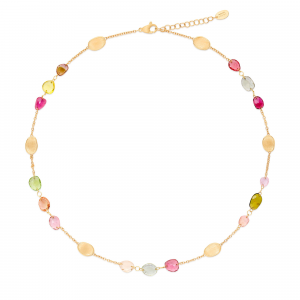 Marco Bicego Lunaria Color 18K Gelbgold Turmalin Halskette CB2867_TM01_Y_02 bei Juwelier Spinner