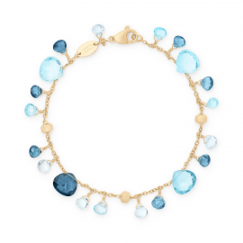 Paradise einreihiges Armband mit Topas-Mix