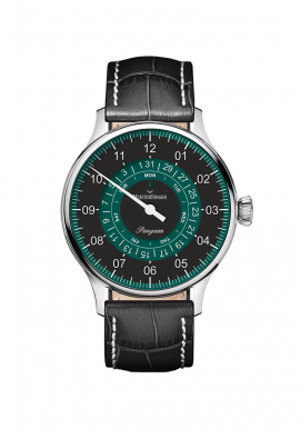 Pangaea Day Date Schwarz Petrol