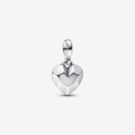 Pandora ME Facettiertes Herz Mini-Dangle