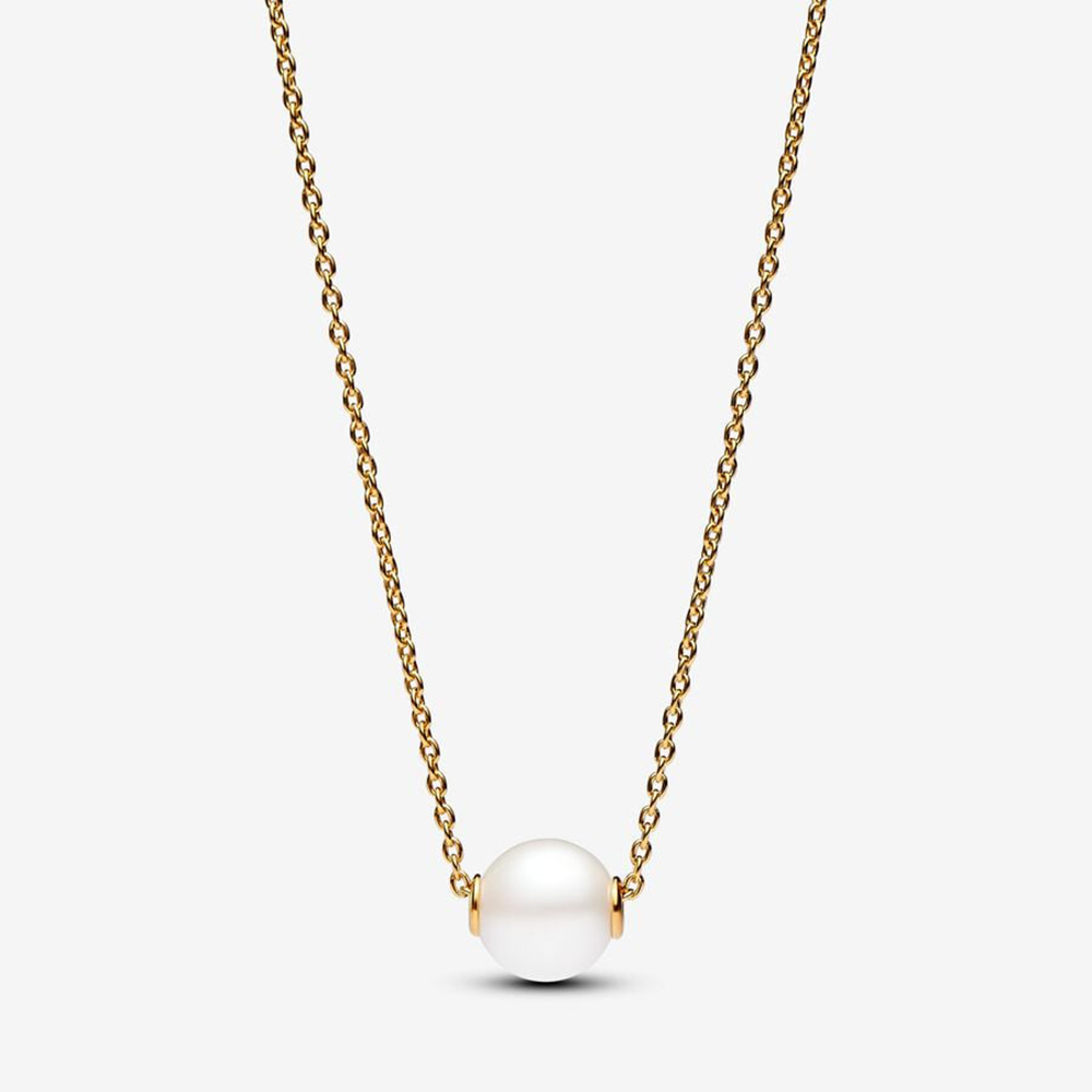 Behandelte Süßwasserzuchtperle Collier-Halskette