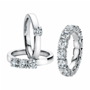 Rivoir Brillantringe 440453 440455 440451 bei Juwelier Spinner