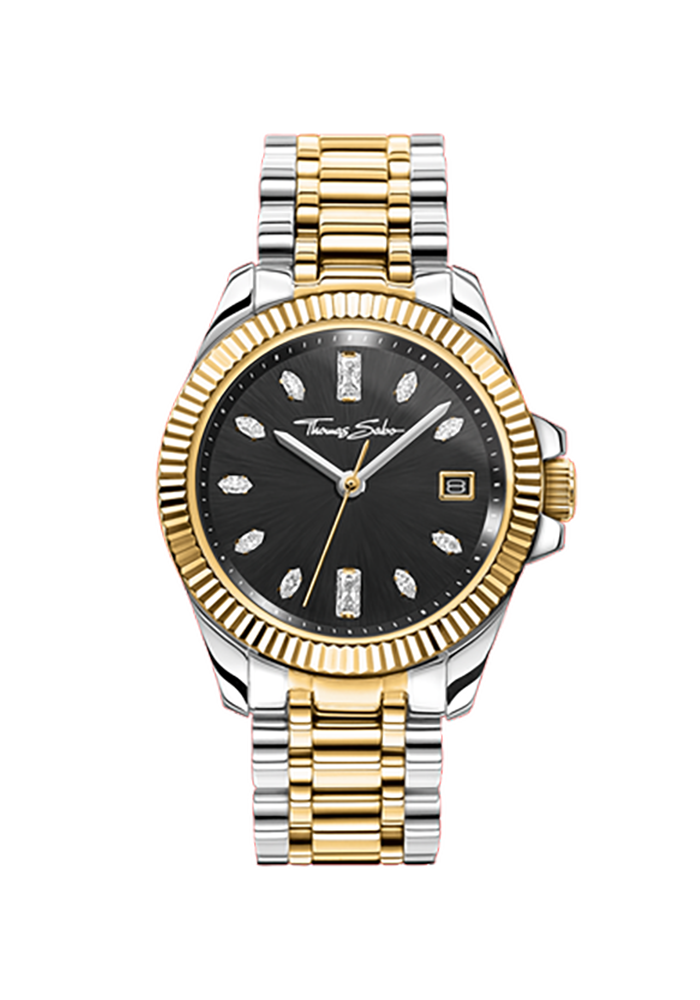 Damenuhr Bicolor gold silber