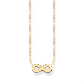 Kette mit Infinity-Anhänger vergoldet