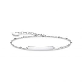 Armband klassisch Dots silber