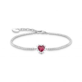 Herz-Armband Romance Silber