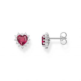 Herz-Ohrstecker Romance Silber
