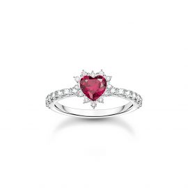 Herz-Ring Romance Silber